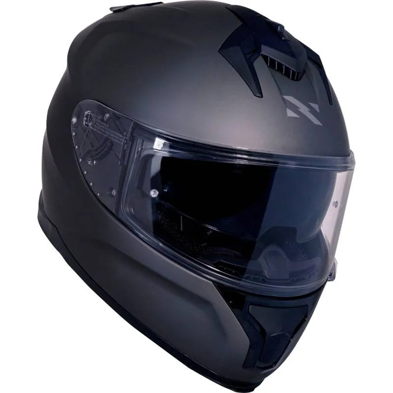 Capacete Norisk Strada Monocolor Titânio Fosco