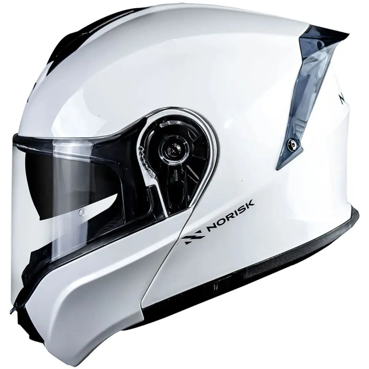 Capacete Norisk Motion Articulado Monocolor - Branco