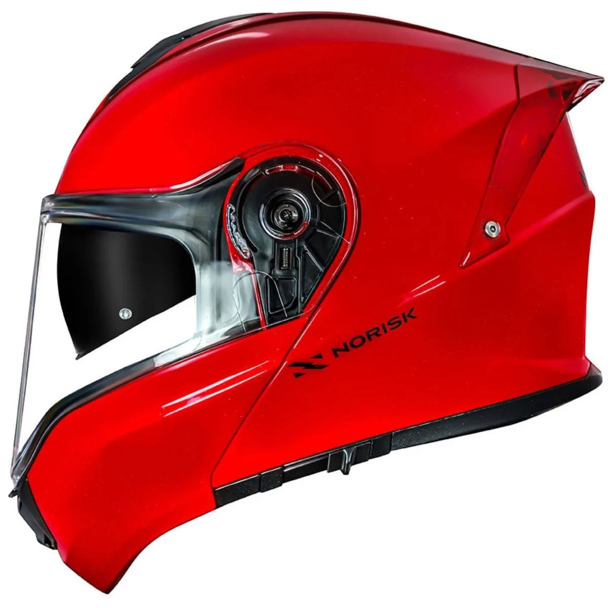 Capacete Norisk Motion Articulado Monocolor - Vermelho