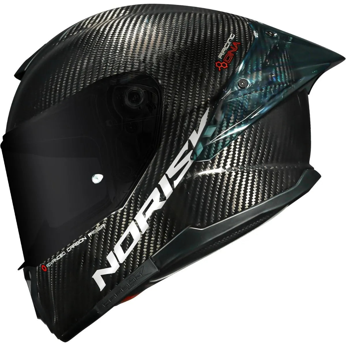 Capacete Norisk Carbon R Solid - Cinza Carbono