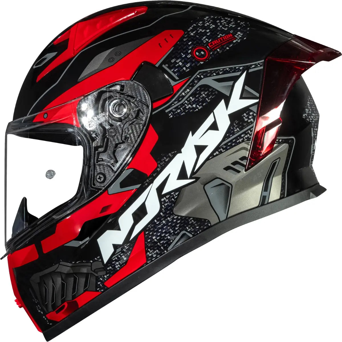 Imagem 1 de Capacete Norisk Flow Robot - Preto/Vermelho