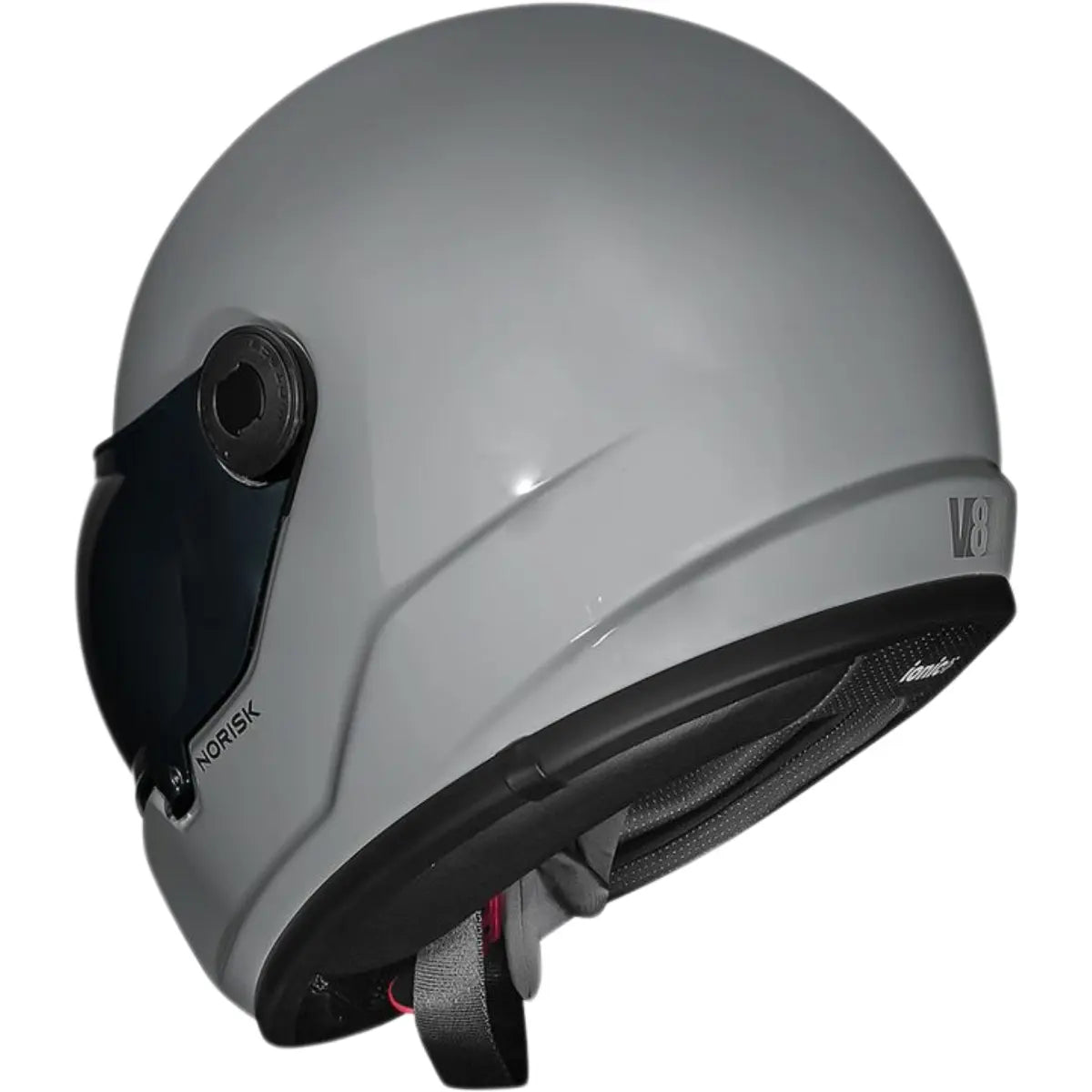 Imagem 7 de Capacete Norisk V8 Monocolor - Cinza Nardo