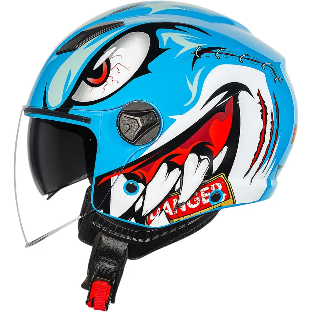 Imagem 1 de Capacete Norisk Orion SV Danger (Aberto) - Azul