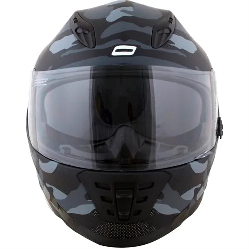 Capacete Norisk FF302 Destroyer (Viseira Solar) Preto/Branco Fosco