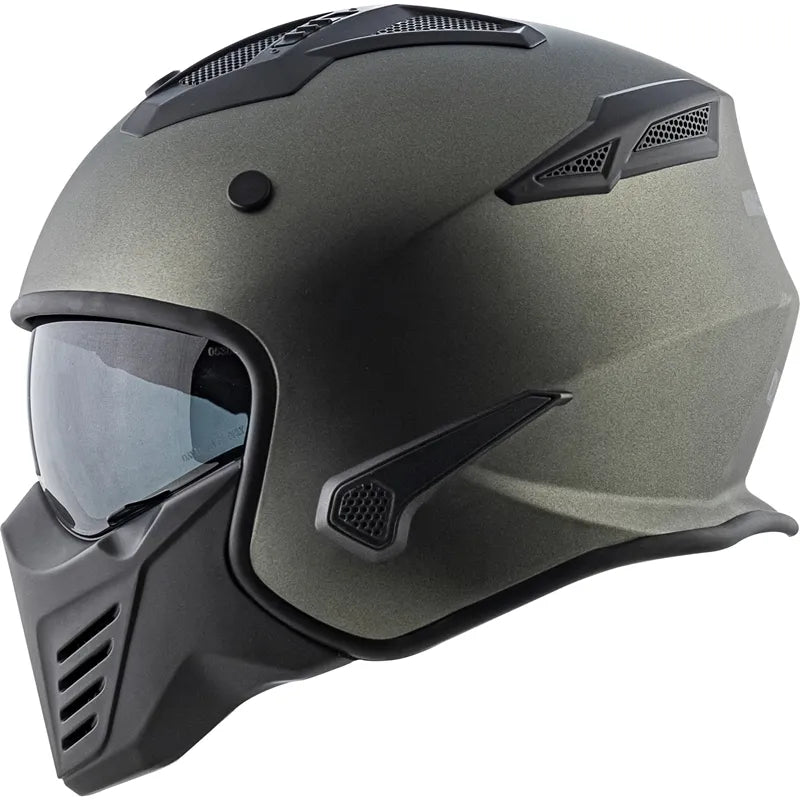 Capacete Norisk Darth FS726X Titânio Fosco (4 em 1)
