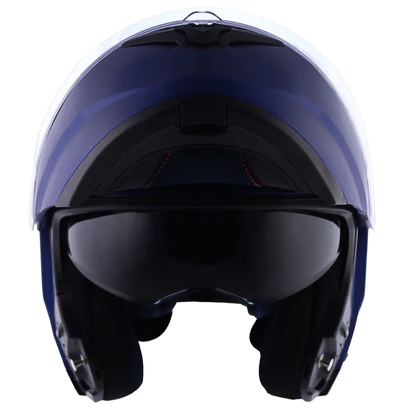 Capacete Norisk Force Articulado Monocolor Azul Fosco