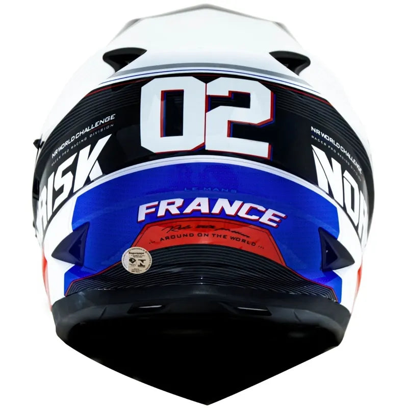 Capacete Norisk FF302 Grand Prix França (Viseira Solar)