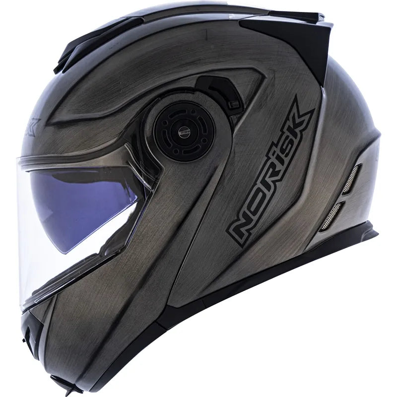 Capacete Norisk Route FF345 Articulado Iron Titânio