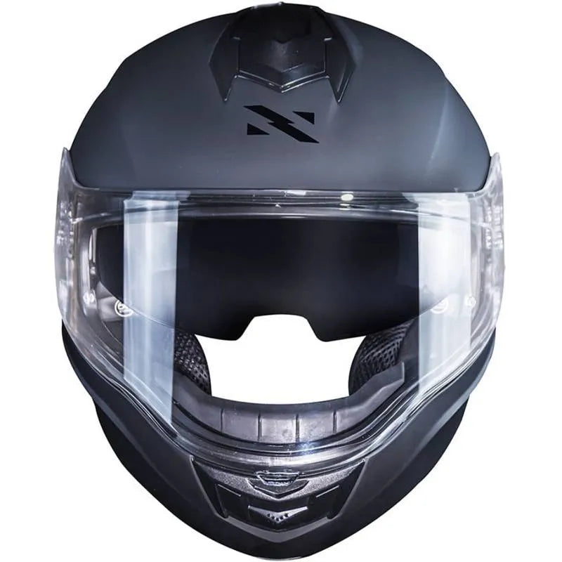 Capacete Norisk Motion Articulado Monocolor - Cinza Fosco