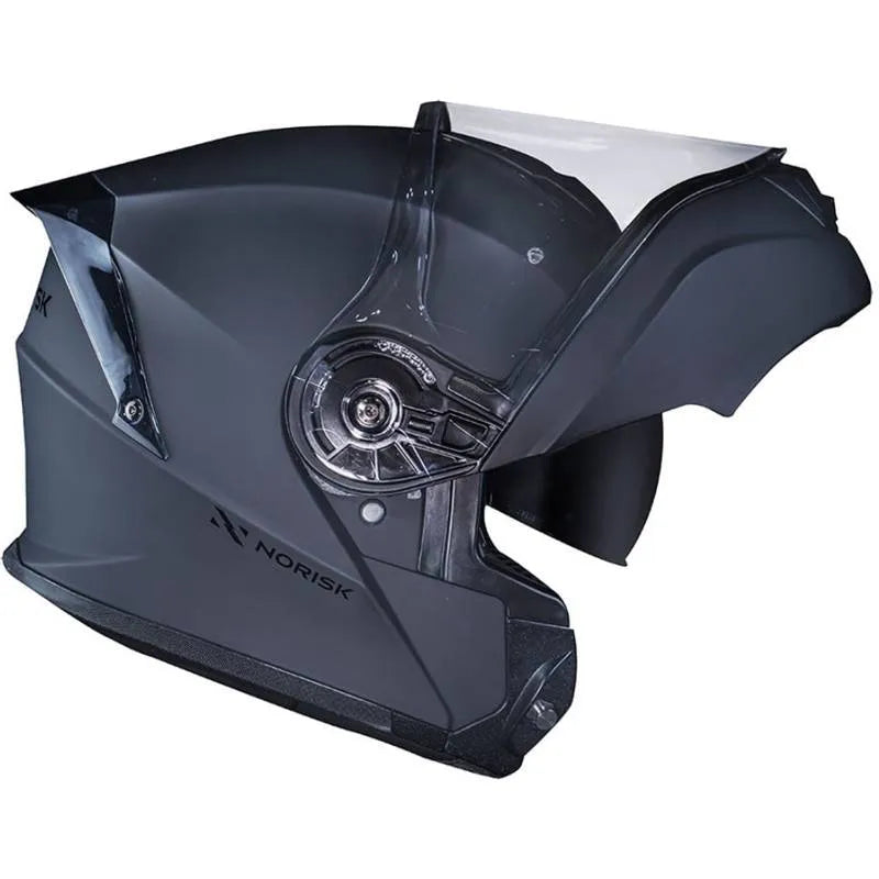 Capacete Norisk Motion Articulado Monocolor - Cinza Fosco