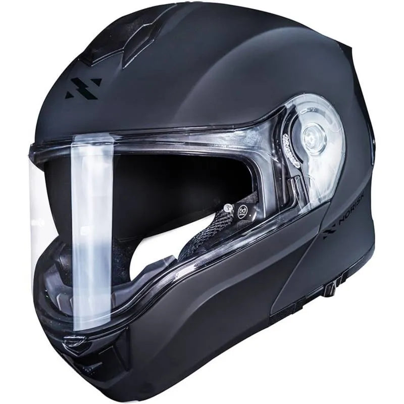 Capacete Norisk Motion Articulado Monocolor - Cinza Fosco