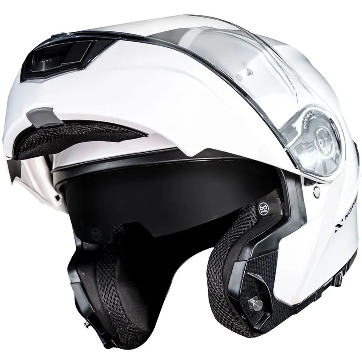 Capacete Norisk Motion Articulado Monocolor - Branco