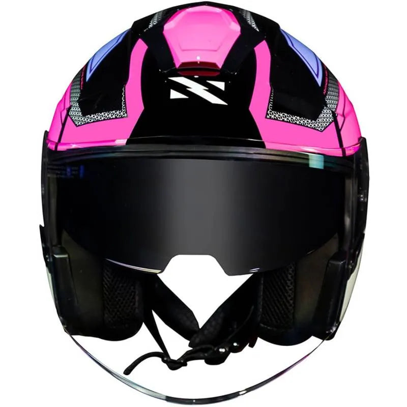 Capacete Norisk Downtown Provenza (Aberto) - Preto/Rosa