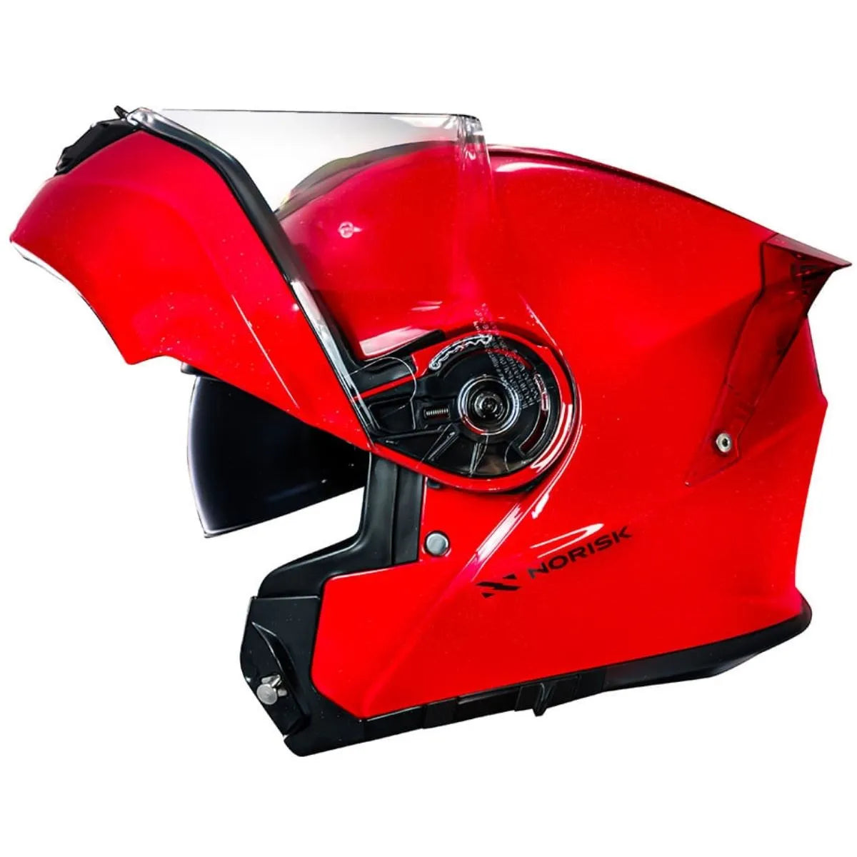 Capacete Norisk Motion Articulado Monocolor - Vermelho