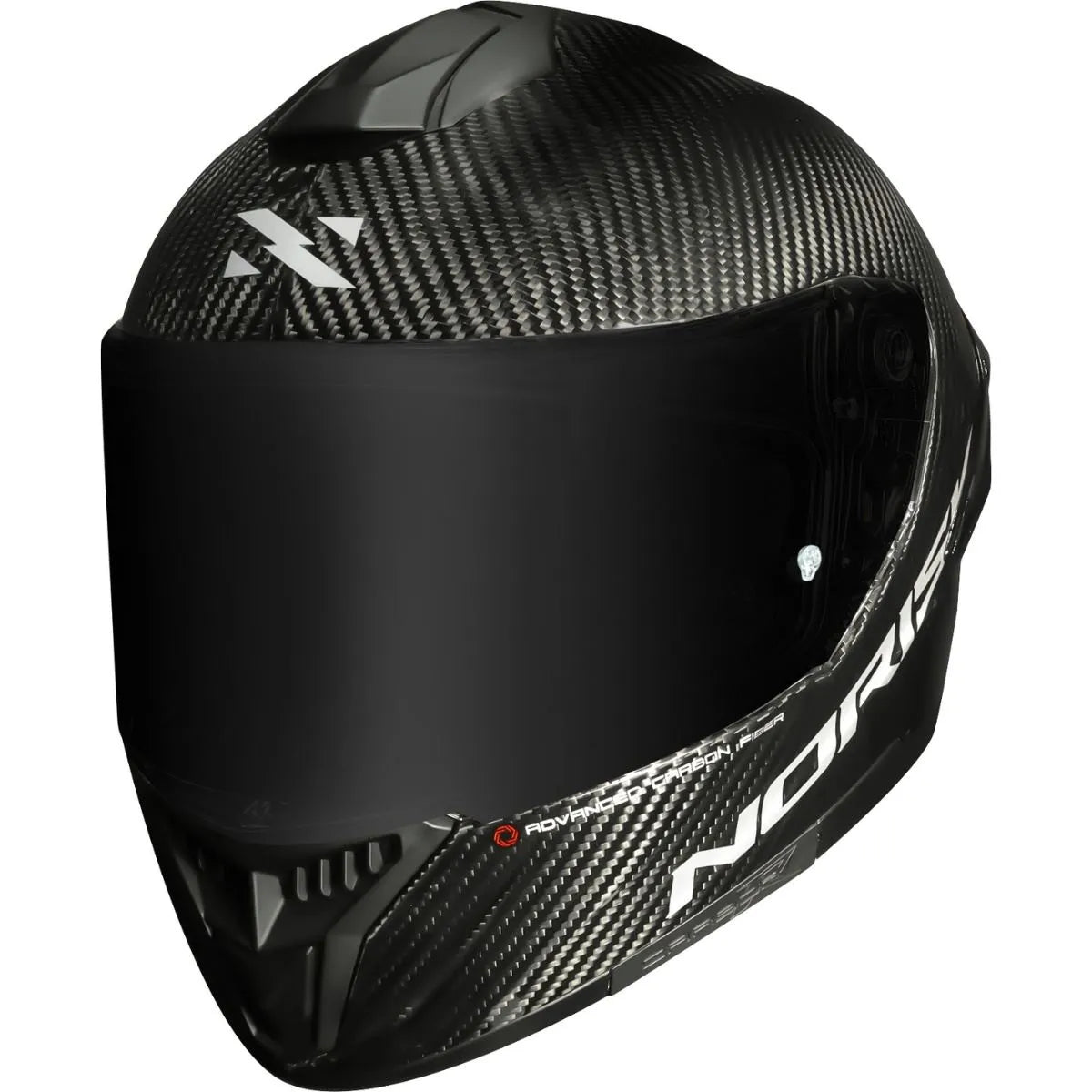 Capacete Norisk Carbon R Solid - Cinza Carbono