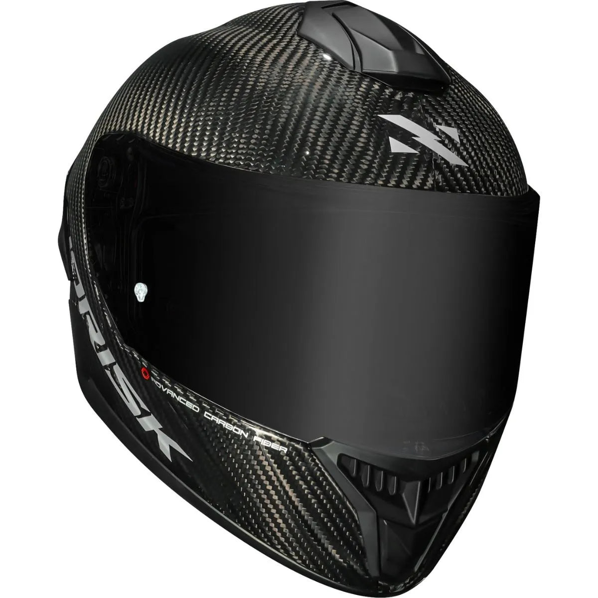 Capacete Norisk Carbon R Solid - Cinza Carbono
