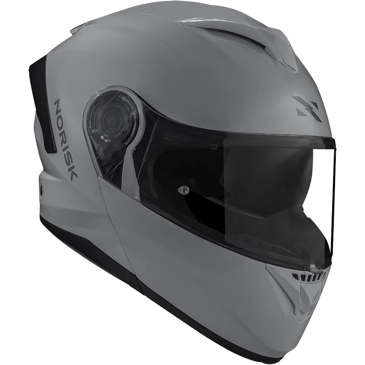 Capacete Norisk Force 2 Articulado Monocolor - Cinza Nardo