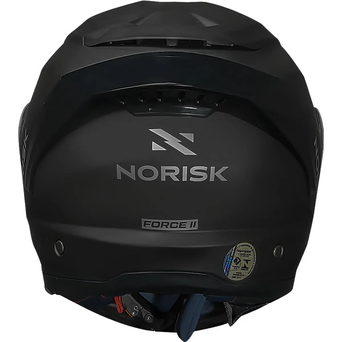 Capacete Norisk Force 2 Articulado Monocolor - Preto Fosco