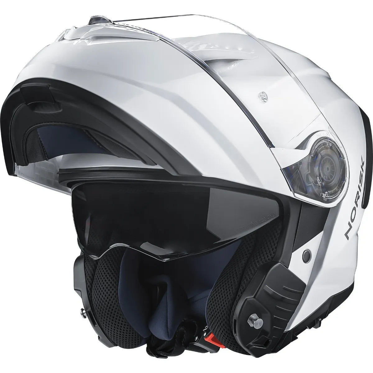 Capacete Norisk Force 2 Articulado Monocolor - Branco