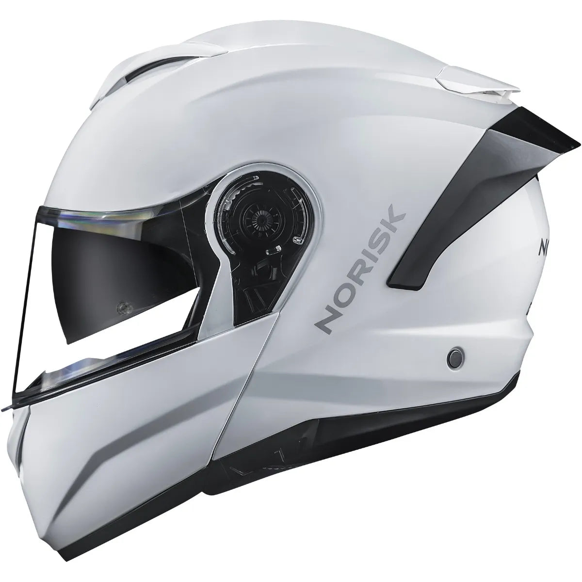 Capacete Norisk Force 2 Articulado Monocolor - Branco