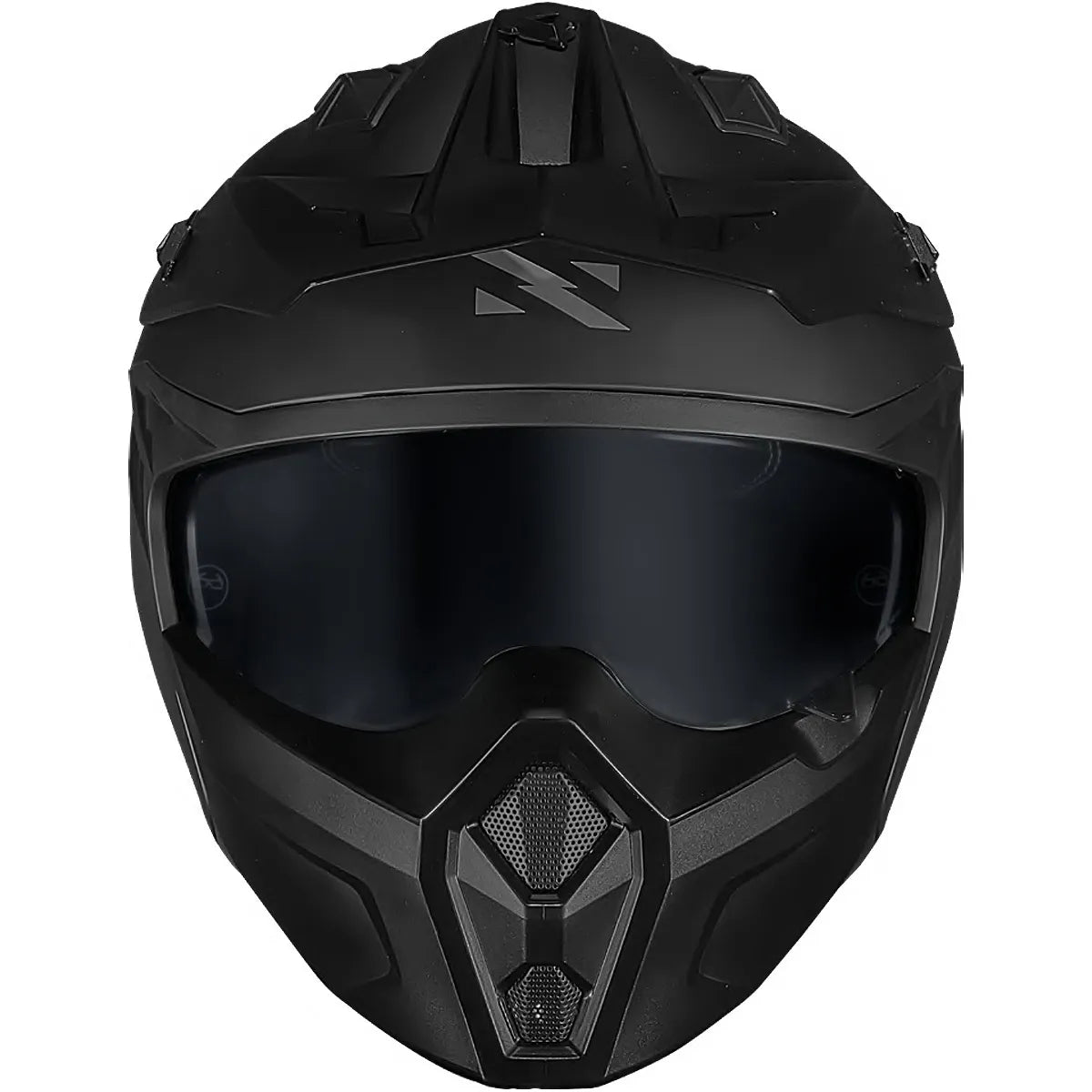 Capacete Norisk Darth 2 Monocolor - Preto Fosco (4 em 1)