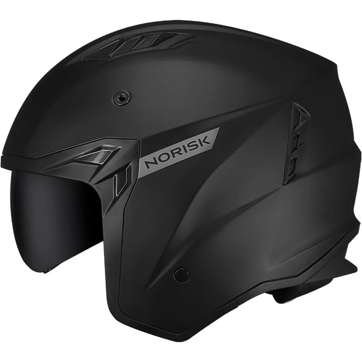 Capacete Norisk Darth 2 Monocolor - Preto Fosco (4 em 1)