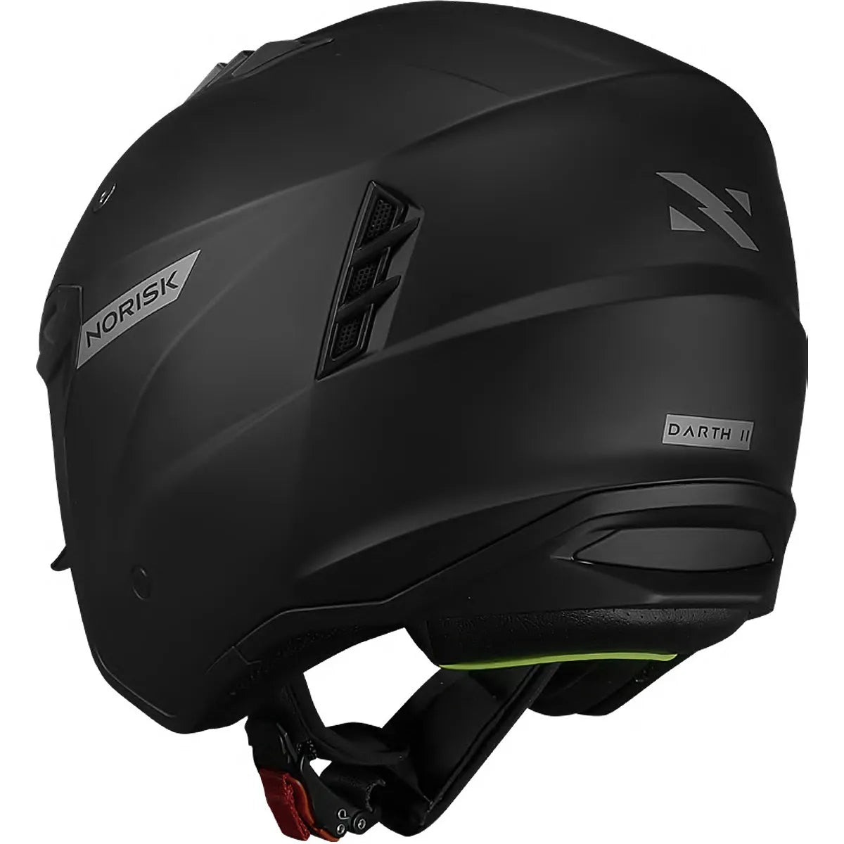 Capacete Norisk Darth 2 Monocolor - Preto Fosco (4 em 1)