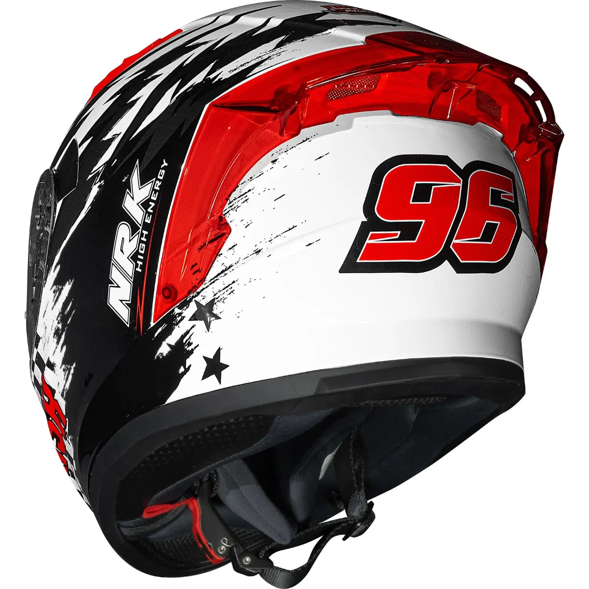 Imagem 9 de Capacete Norisk Flow Daytona - Branco/Vermelho