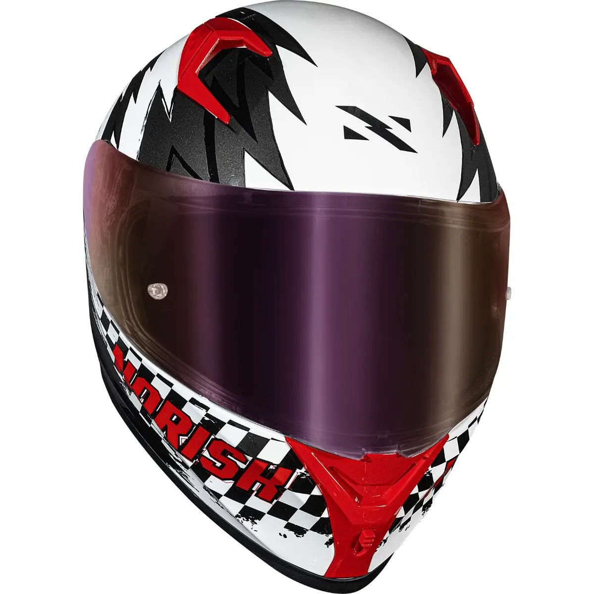 Imagem 5 de Capacete Norisk Flow Daytona - Branco/Vermelho