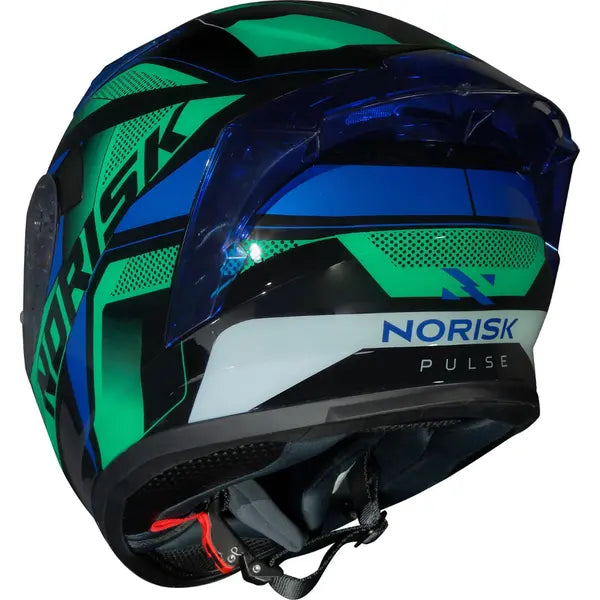 Imagem 7 de Capacete Norisk Flow Pulse - Verde/Azul