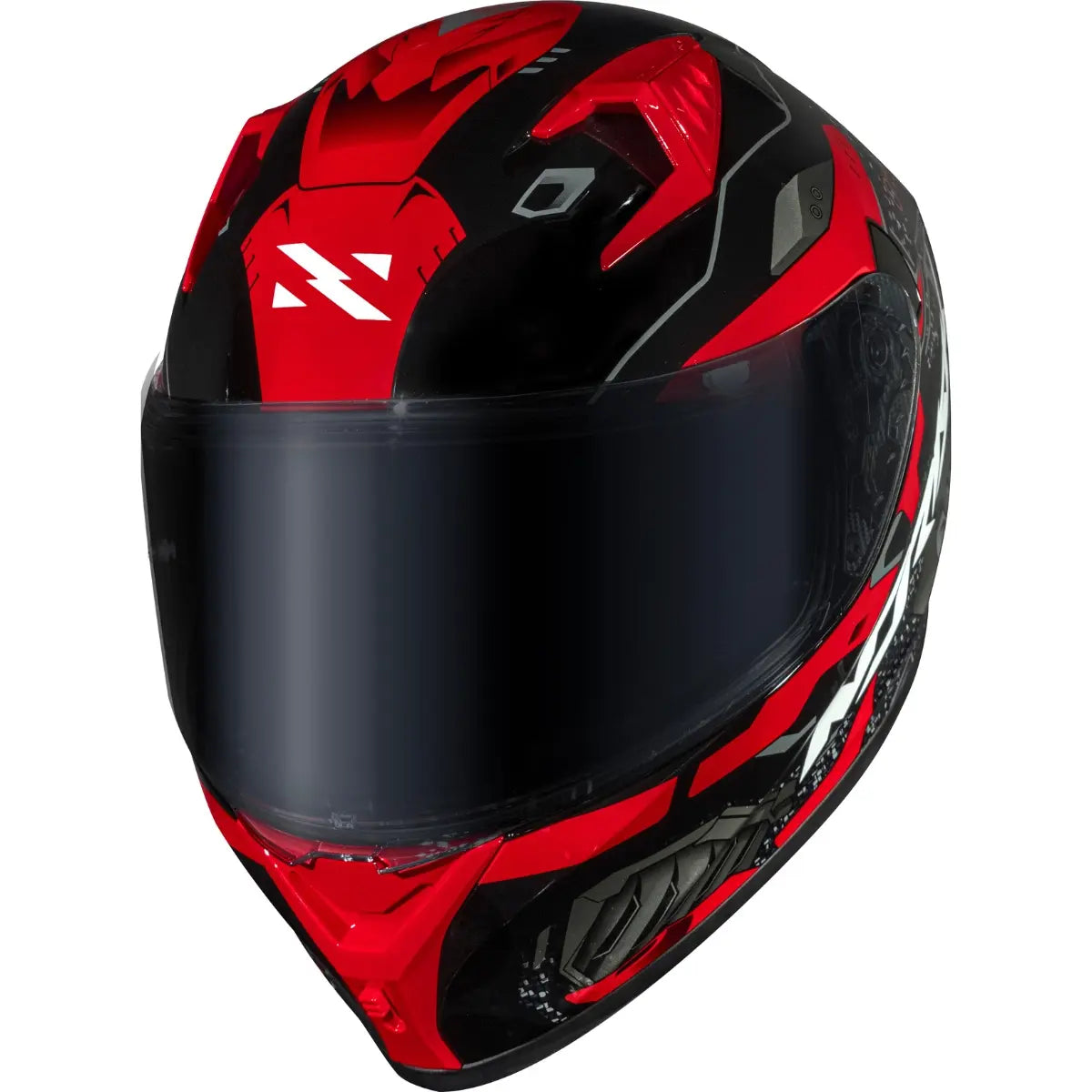Imagem 4 de Capacete Norisk Flow Robot - Preto/Vermelho