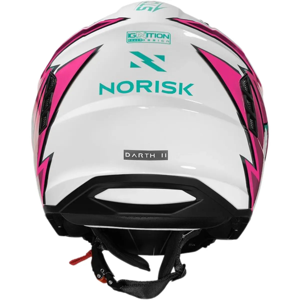 Imagem 9 de Capacete Norisk Darth 2 Storm - Branco/Rosa (4 em 1)