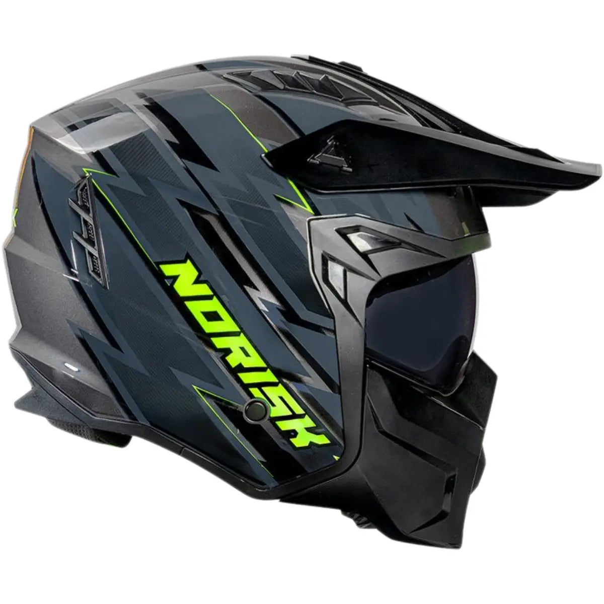 Imagem 2 de Capacete Norisk Darth 2 Storm - Cinza Titânio (4 em 1)