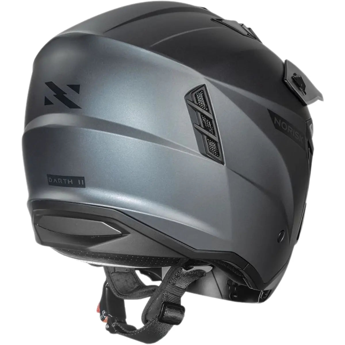 Imagem 10 de Capacete Norisk Darth 2 Monocolor - Cinza Titânio Fosco (4 em 1)