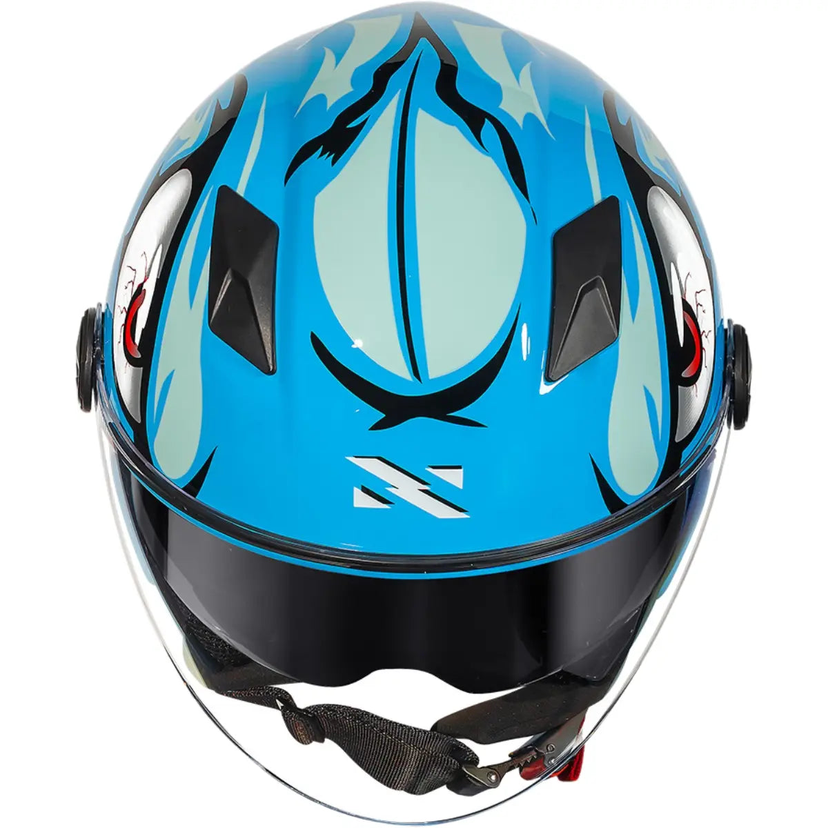 Imagem 6 de Capacete Norisk Orion SV Danger (Aberto) - Azul