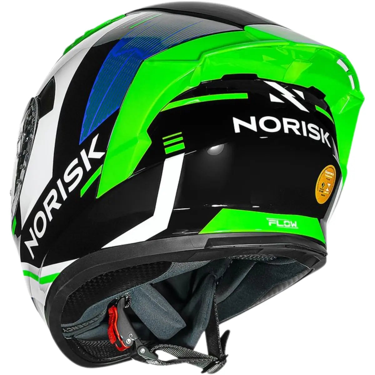 Imagem 6 de Capacete Norisk Flow Run - Branco/Preto