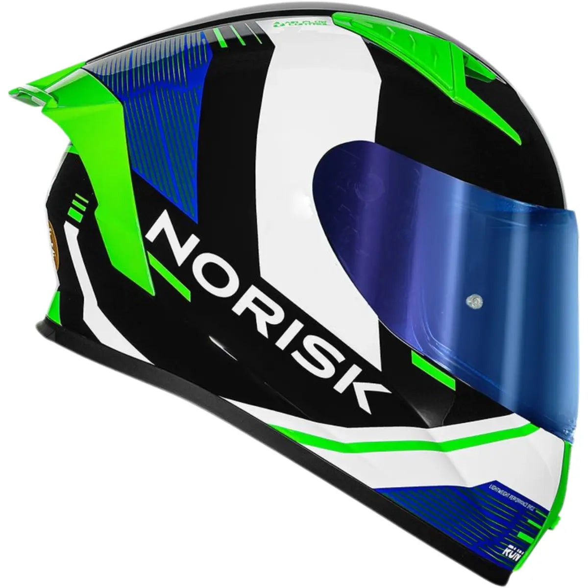 Imagem 2 de Capacete Norisk Flow Run - Branco/Preto
