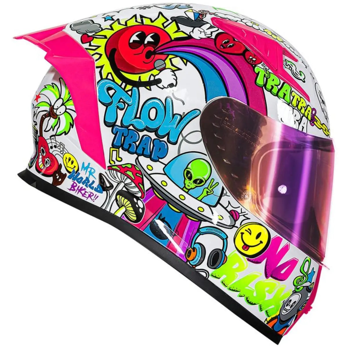 Imagem 2 de Capacete Norisk Flow Trap - Branco