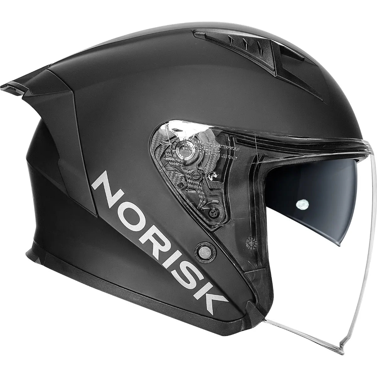 Imagem 2 de Capacete Norisk Downtown 2 Monocolor (Aberto) - Preto Fosco
