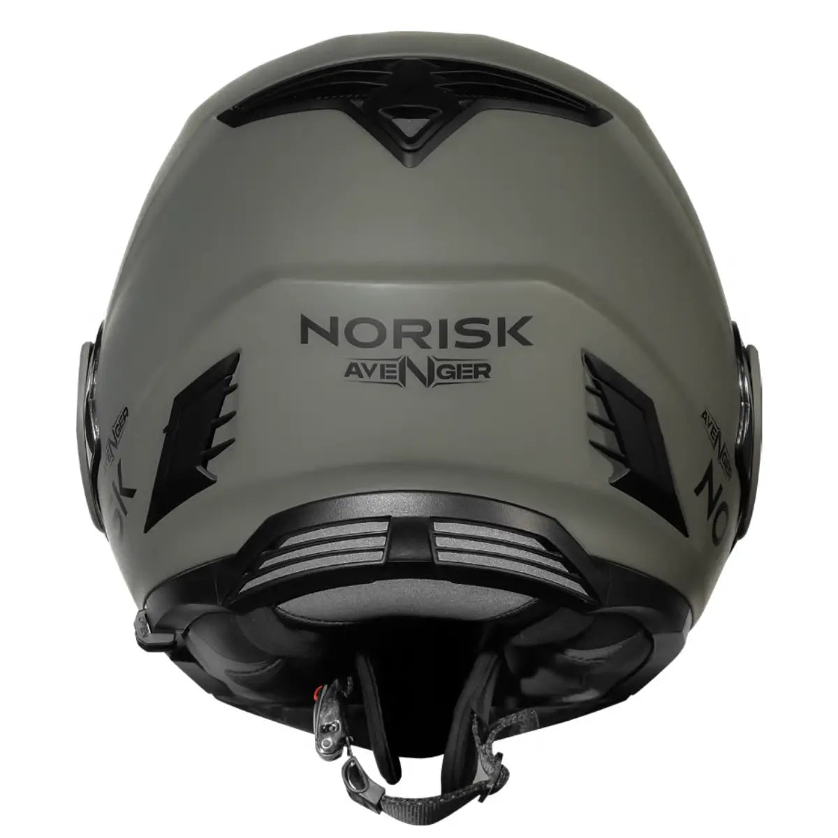 Imagem 6 de Capacete Norisk Avenger Monocolor - Verde Oliva (Articulado)