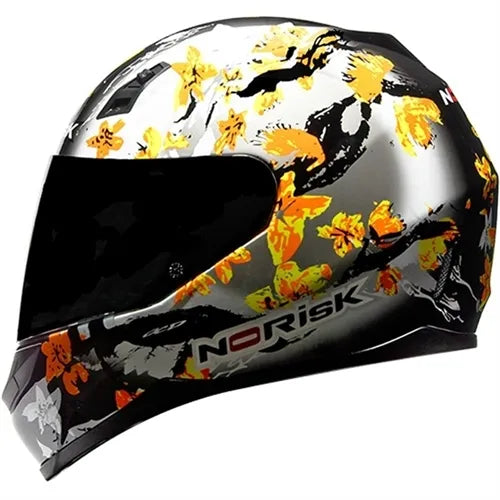 Capacete Norisk FF391 Sweet Girl Dourado/Branco