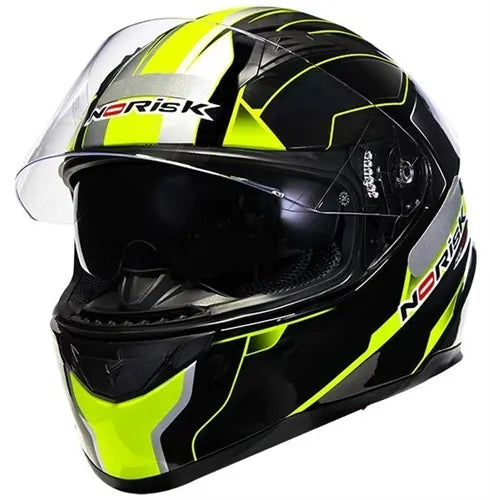 Capacete Norisk FF389 Mission (Viseira Solar) Verde
