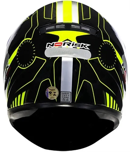 Capacete Norisk FF389 Mission (Viseira Solar) Verde