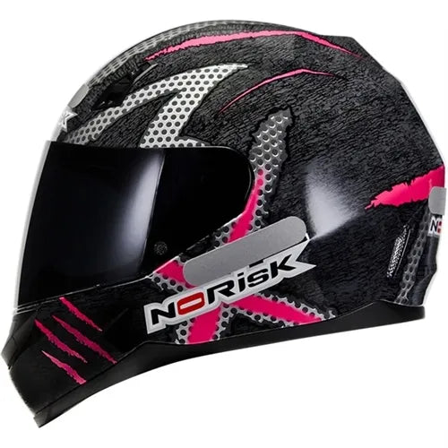 Capacete Norisk FF391 Expose Preto/Rosa