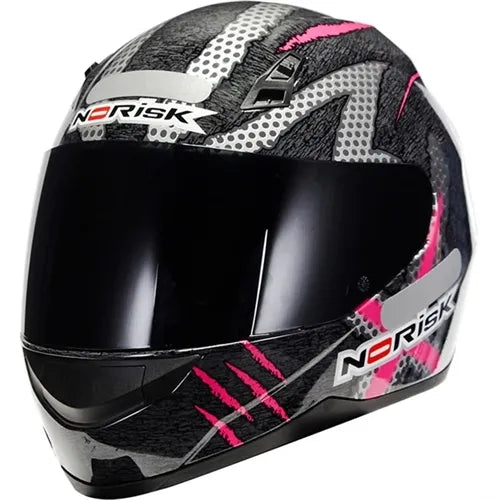 Capacete Norisk FF391 Expose Preto/Rosa