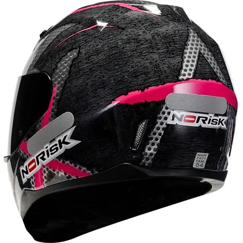 Capacete Norisk FF391 Expose Preto/Rosa