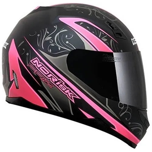 Capacete Norisk FF391 Frizz Preto/Rosa Fosco